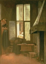 Mujer en una ventana, 1654